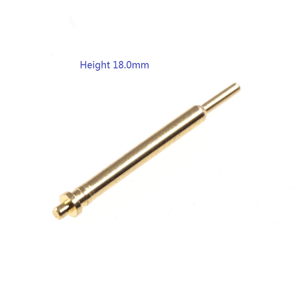 Spring Loaded Pogo Pin Connector 2 2.5 3 3.5 4 4.5 5 5.5 6 6.5 7 7.5 8 8.5 9 9.5 10.0 mm Height Single Through Hole PCB