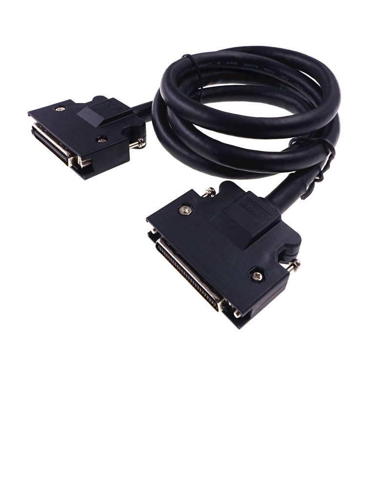 SCSI Connector Cable MDR 14 20 26 36 50 Positions Male to Male Plug Adapter 0.75 1 1.5 2 3 5 Meter Extension Soldered
