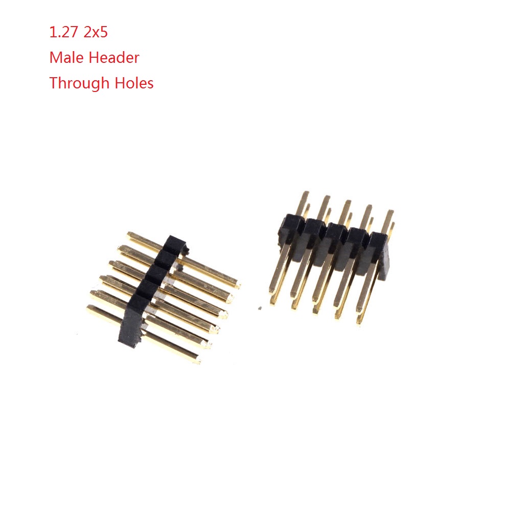 1.27mm Pitch 2x5 Pin 10 position IDC Socket Female Receptacle Male Header Right Angle Through Holes SMD Straight mating Parts