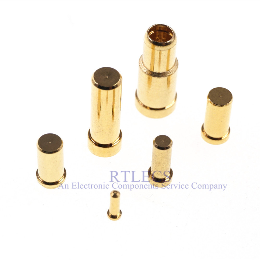 PCB Solder Female Pins Receptacle Contact Clip Pre-loaded Socket for Mating Pin Diameter 0.5 1.0 1.5 2.0 MM Plug Press-fit