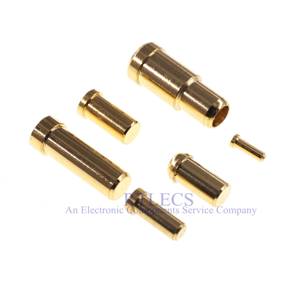 PCB Solder Female Pins Receptacle Contact Clip Pre-loaded Socket for Mating Pin Diameter 0.5 1.0 1.5 2.0 MM Plug Press-fit