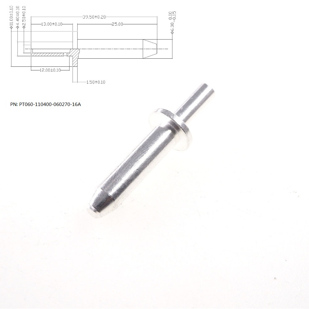 High Current Pin Receptacle Male Female 6.0 mm Diameter Spring Loaded Contact 16 Amps Electric Charging Wire Mount