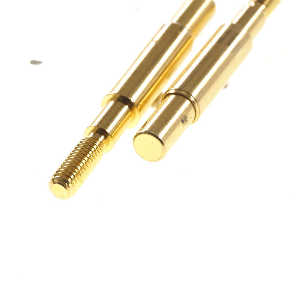 High Current 10 Amps Threaded Pogo Pin Connector Screw Mount Spring Loaded DC Power Charge Contact 45MM Extra Long