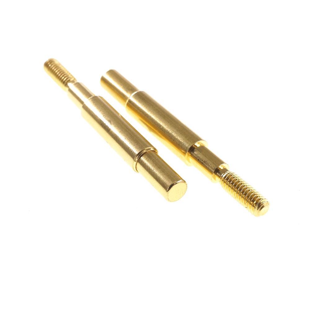 High Current 10 Amps Threaded Pogo Pin Connector Screw Mount Spring Loaded DC Power Charge Contact 45MM Extra Long