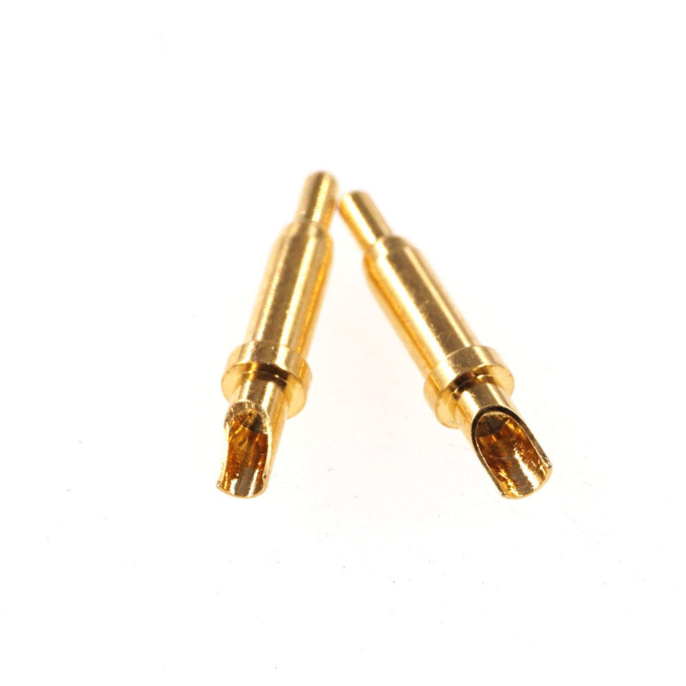 Wire Solder Cup Pogo pin Connector High Current 3A Gold plated 3u Contact Pin Spring Loaded Probe Thimble cable Mount