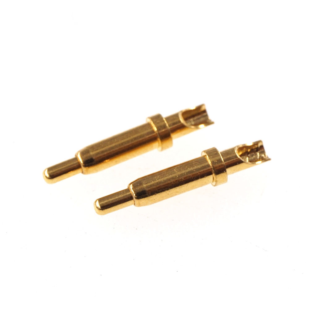 Wire Solder Cup Pogo pin Connector High Current 3A Gold plated 3u Contact Pin Spring Loaded Probe Thimble cable Mount