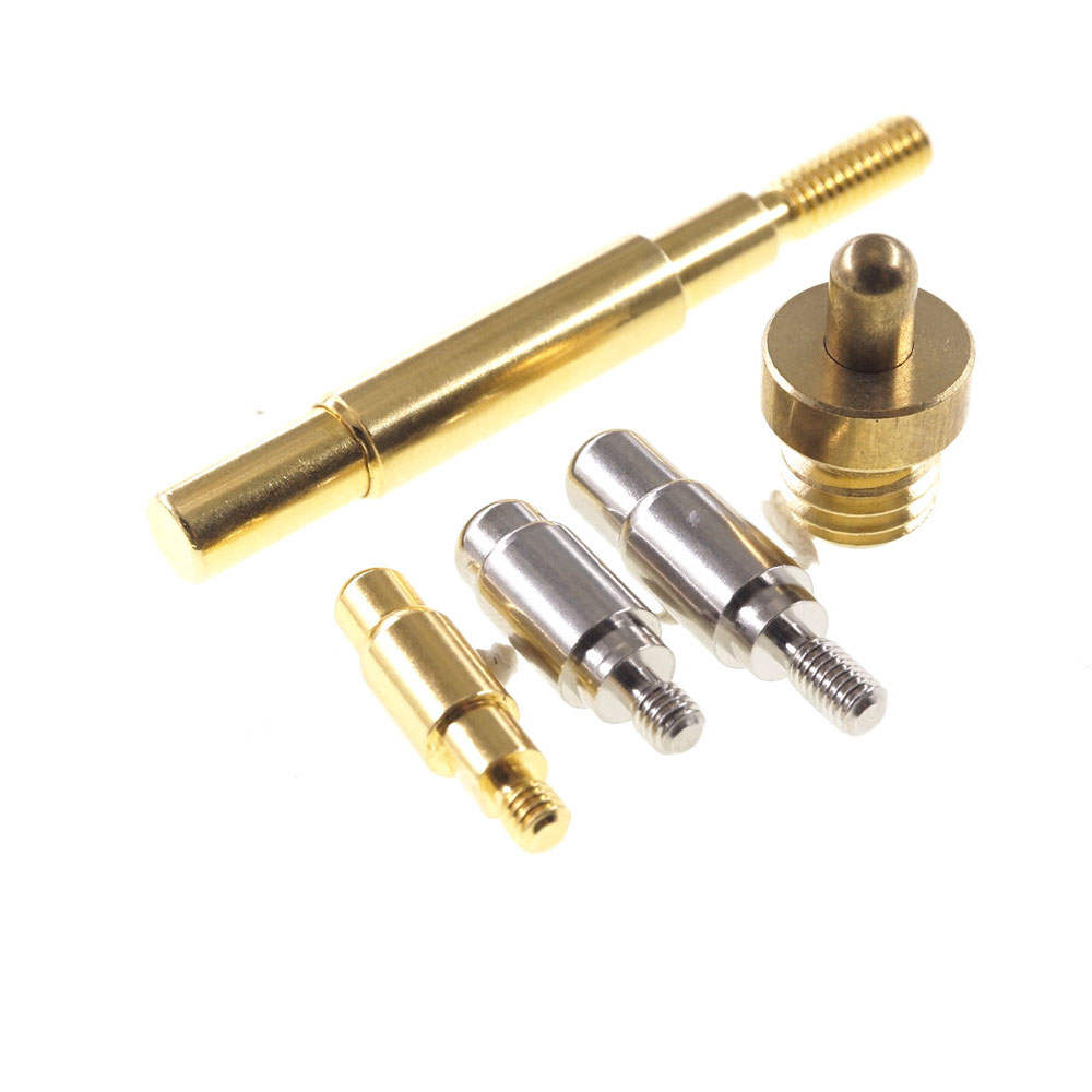 High Current 2 A 2.5A 3.0 Amp Threaded Pogo Pin Spring Loaded Positioning Connector Charging Screw Assembly Thimble