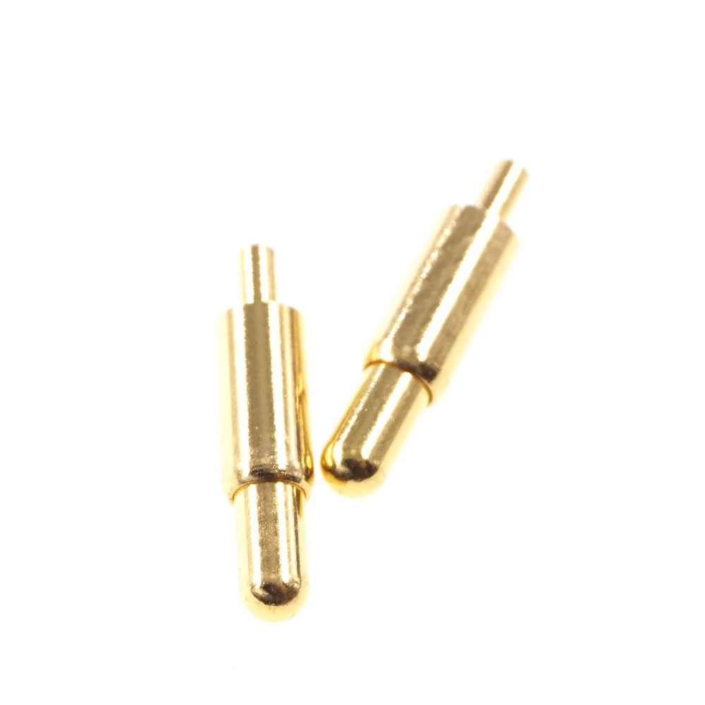 Spring Loaded Pogo Pin Connector Barrel Diameter 2.0 mm Through Holes PCB Height 9.0 mm Vertical