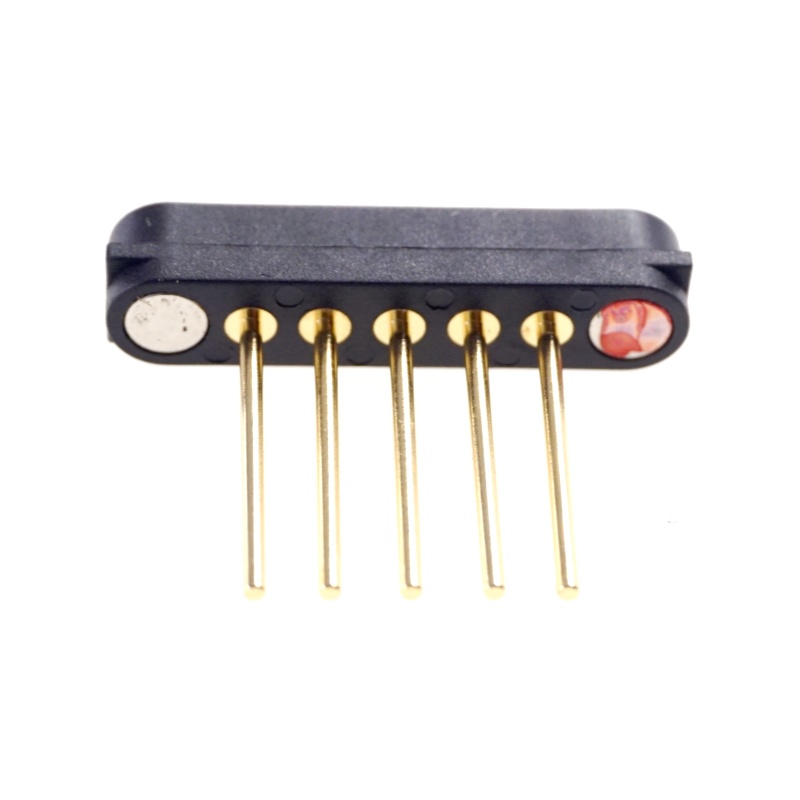 Extra Length Leads 12mm 5 Pin Magnetic Male Connector