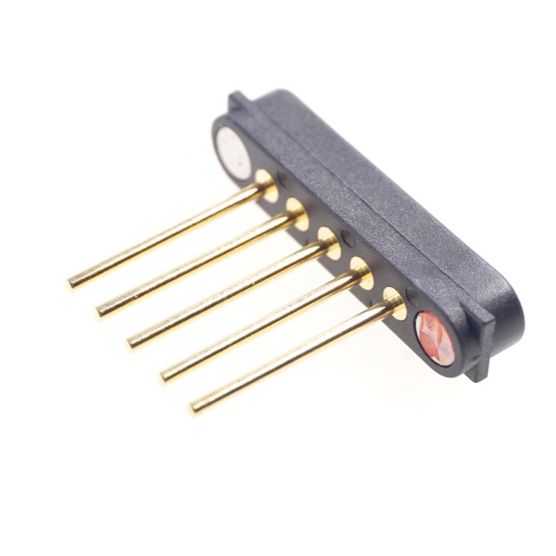 Extra Length Leads 12mm 5 Pin Magnetic Male Connector