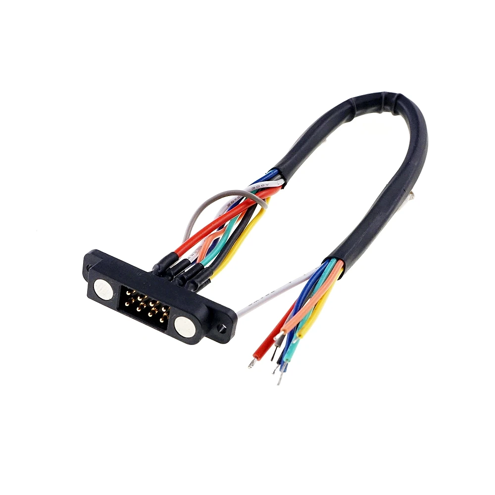 10 Pin Magnetic Pogo Pin Connector Dual Row 2.54mm Pitch