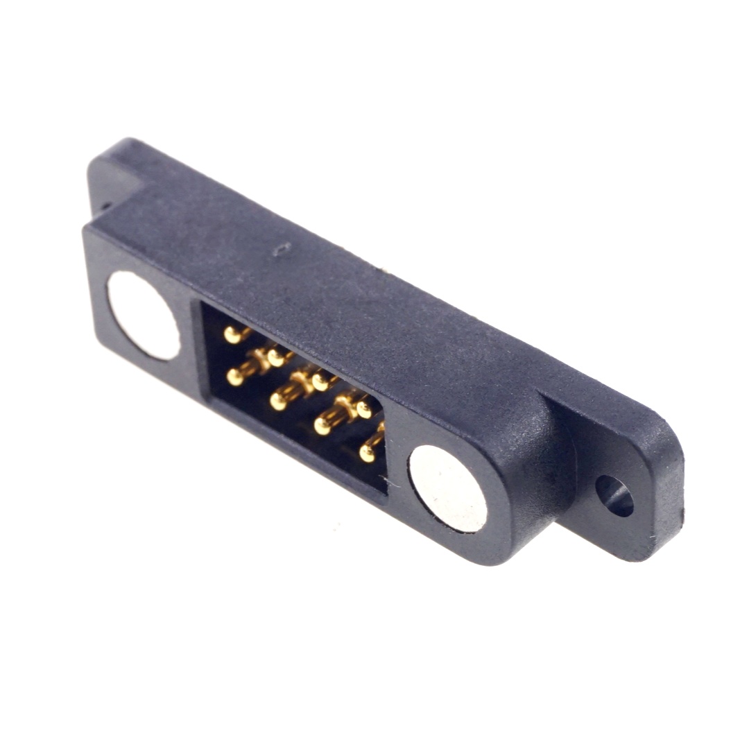 10 Pin Magnetic Pogo Pin Connector Dual Row 2.54mm Pitch