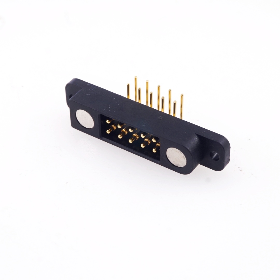 10 Pin Magnetic Pogo Pin Connector Dual Row 2.54mm Pitch