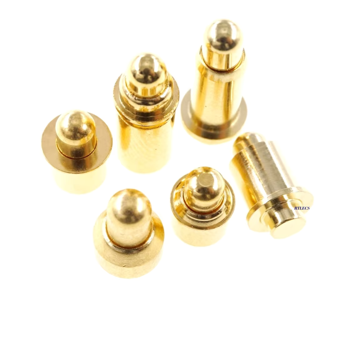 Overall Diameter 5.5 MM Spring Loaded Pogo Pin Connector Discrete Pogopin Single Contact Probe 5.0 To 5.5MM