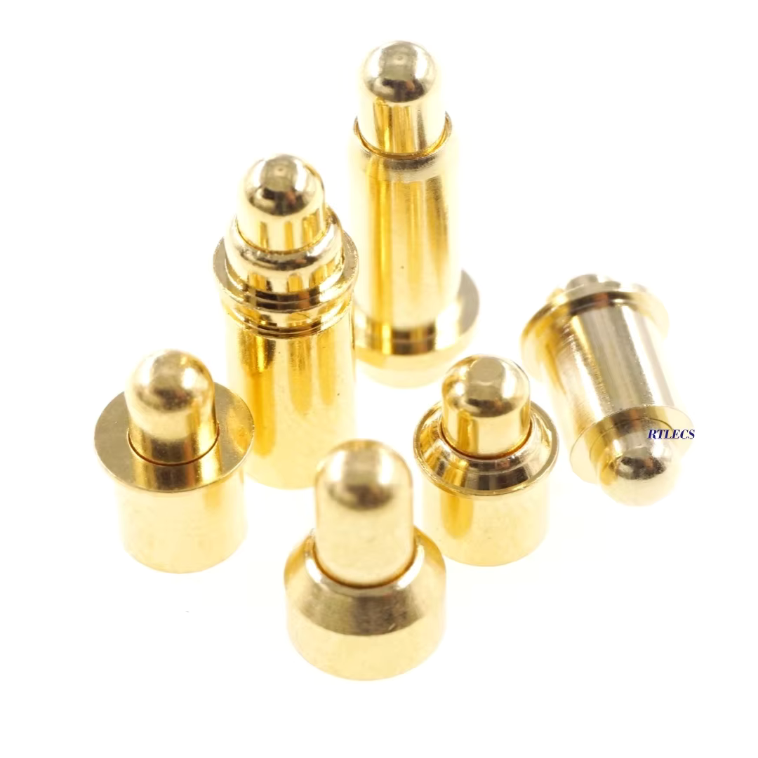 Overall Diameter 5.5 MM Spring Loaded Pogo Pin Connector Discrete Pogopin Single Contact Probe 5.0 To 5.5MM