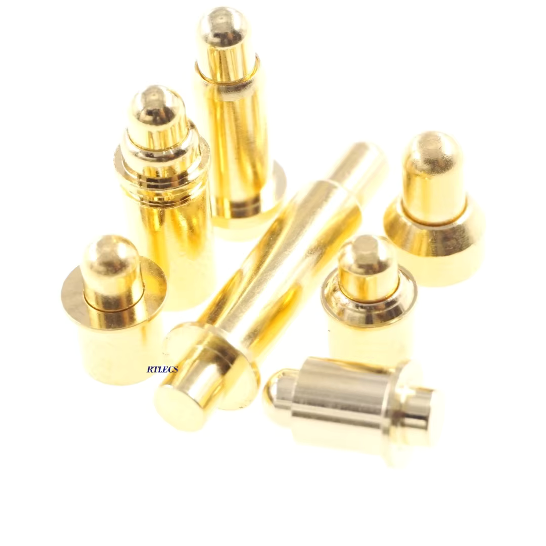 Overall Diameter 5.5 MM Spring Loaded Pogo Pin Connector Discrete Pogopin Single Contact Probe 5.0 To 5.5MM