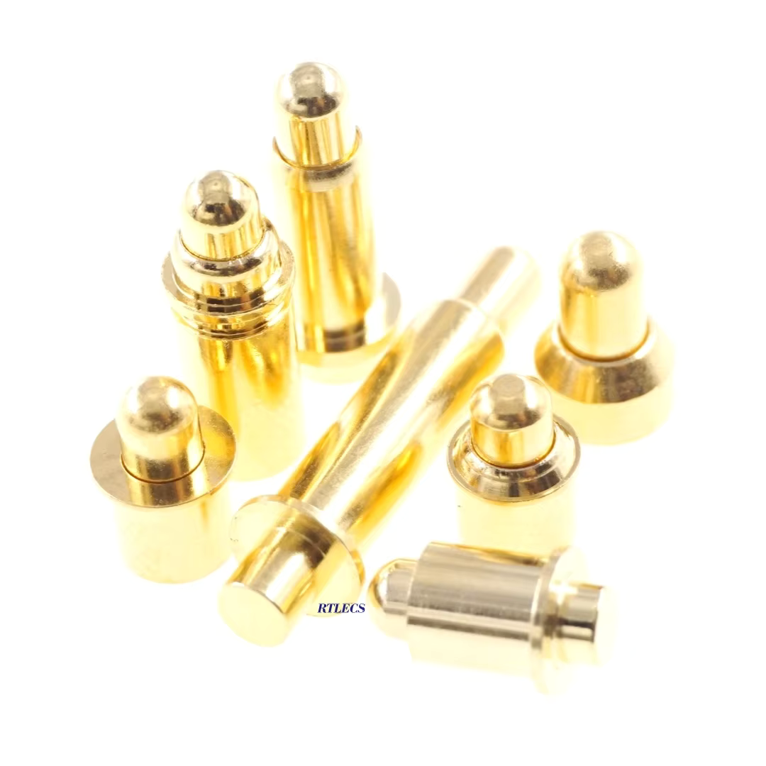 Overall Diameter 5.5 MM Spring Loaded Pogo Pin Connector Discrete Pogopin Single Contact Probe 5.0 To 5.5MM