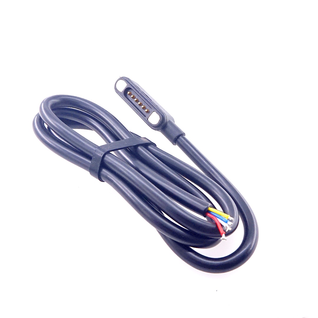 Magnetic 6 Pin Right Angle Male