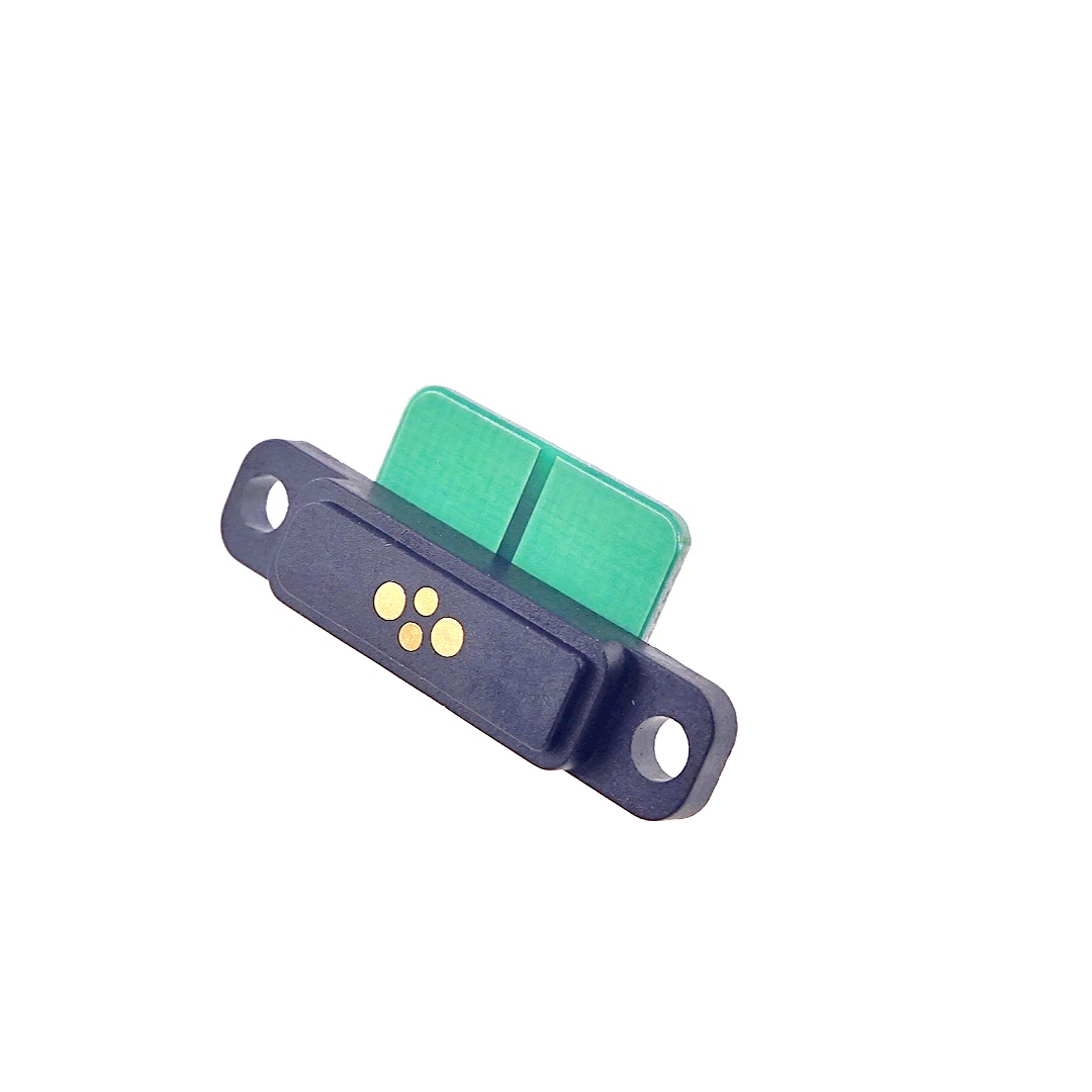 Dual Row Magnetic Connector 5A with PCBA