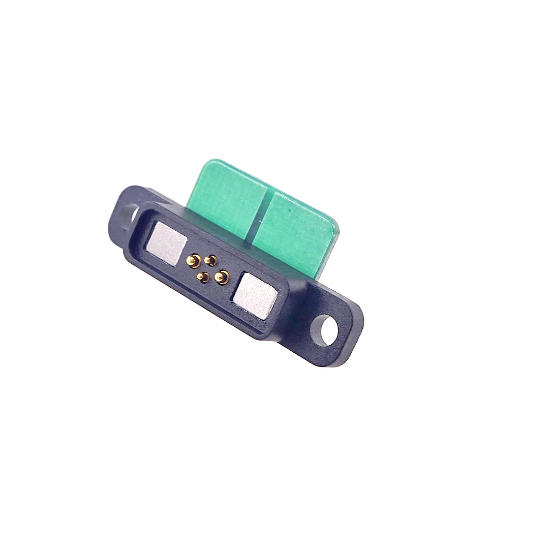 Dual Row Magnetic Connector 5A with PCBA