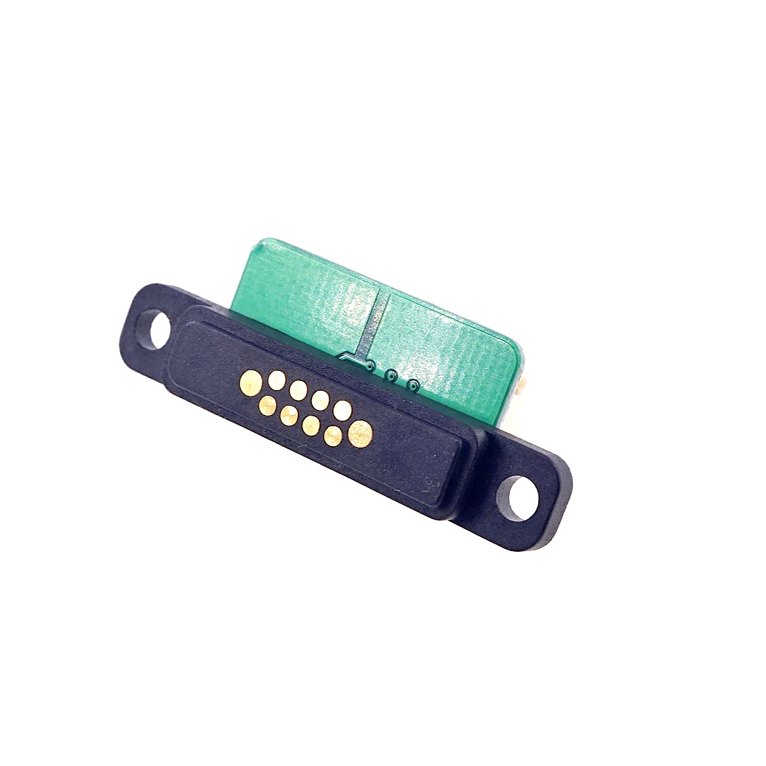 Dual Row Magnetic Connector 5A with PCBA